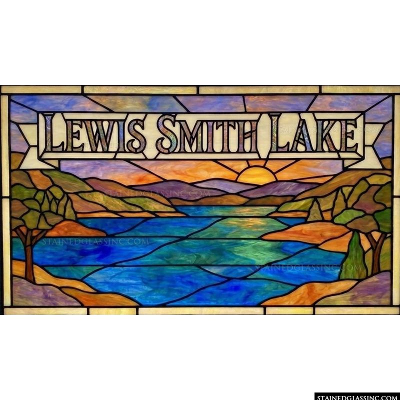 Lewis Smith Lake Sunset Landscape