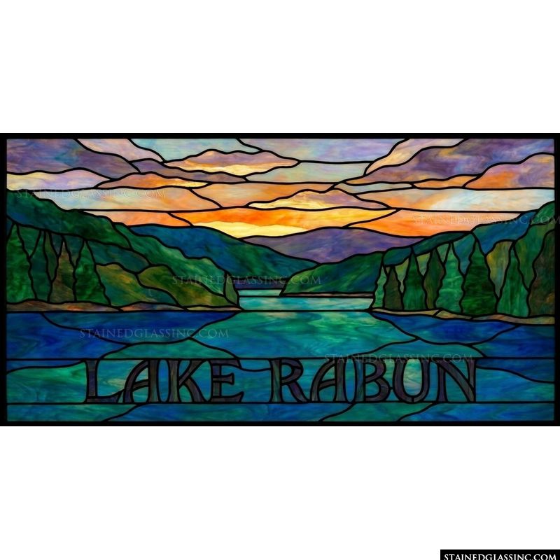 Sunset over Lake Rabun