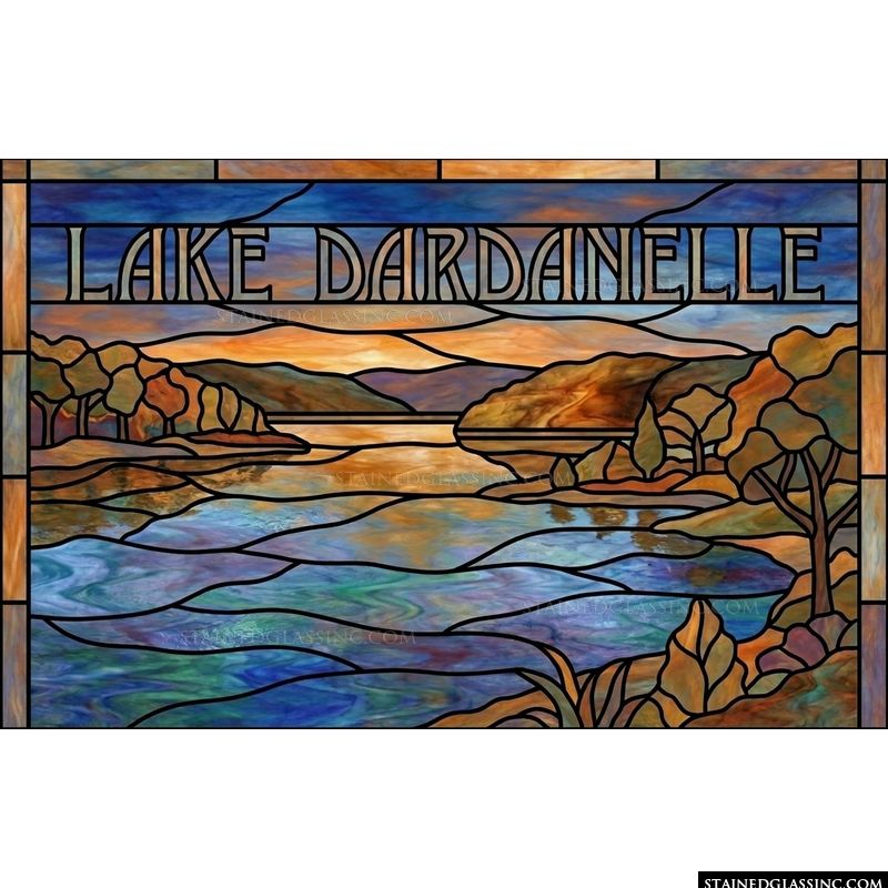 Lake Dardanelle Scenic Landscape