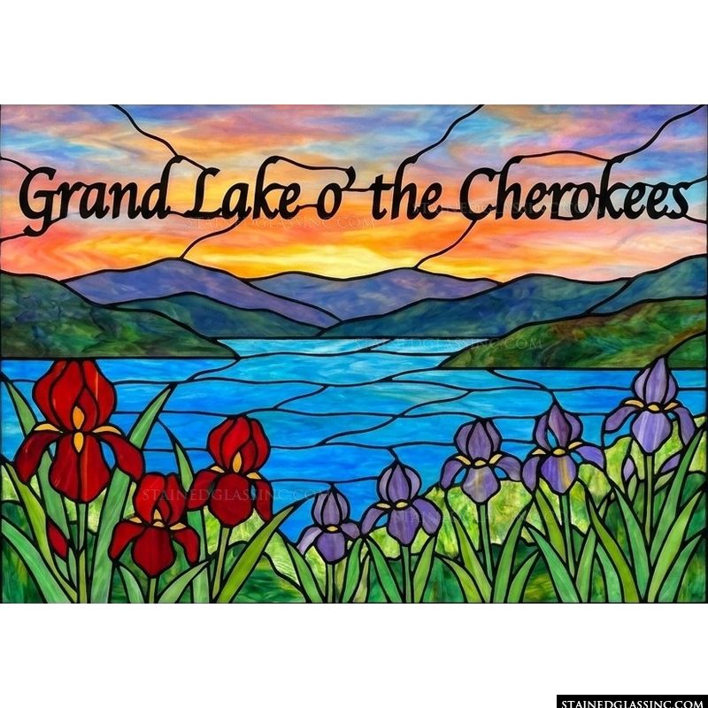 Grand Lake o' the Cherokees Floral Sunset