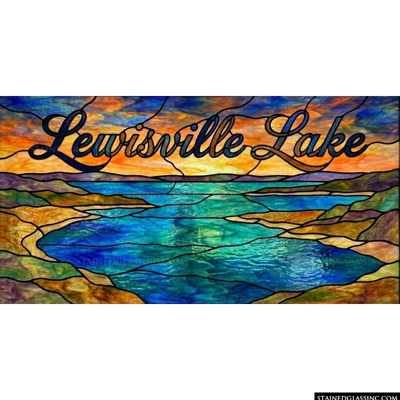 Lewisville Lake Scenic Sunset