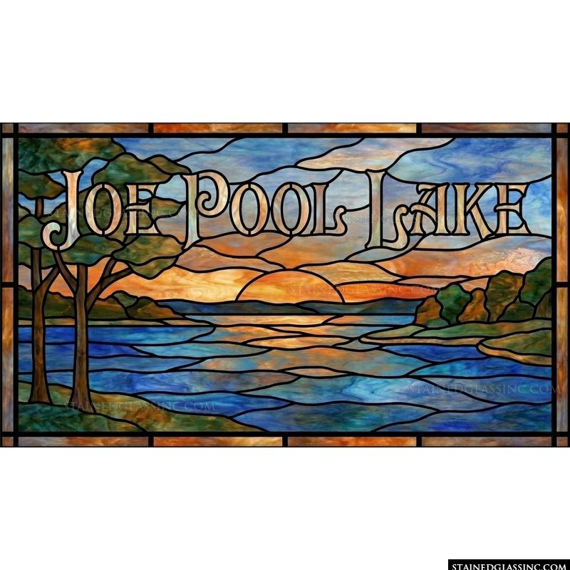Joe Pool Lake Sunset Scene