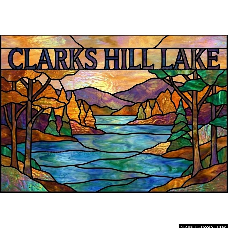Clarks Hill Lake Scenic Landscape