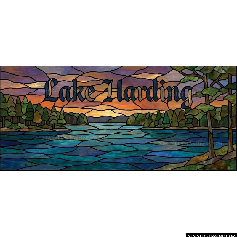 Lake Harding Sunset Scenery