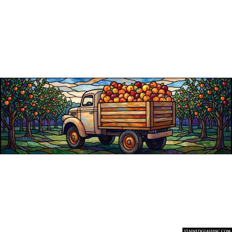 Autumn Harvest Apple Truck