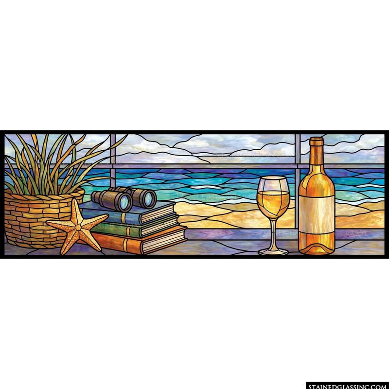 Coastal Relaxation with Wine and Sea