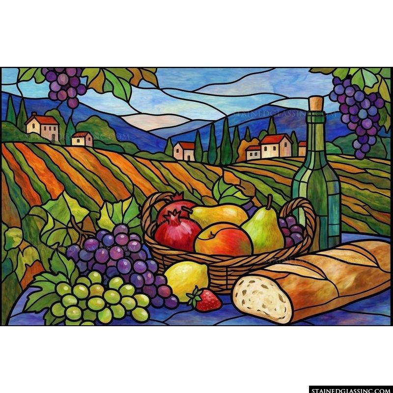 Tuscan Vineyard Still Life