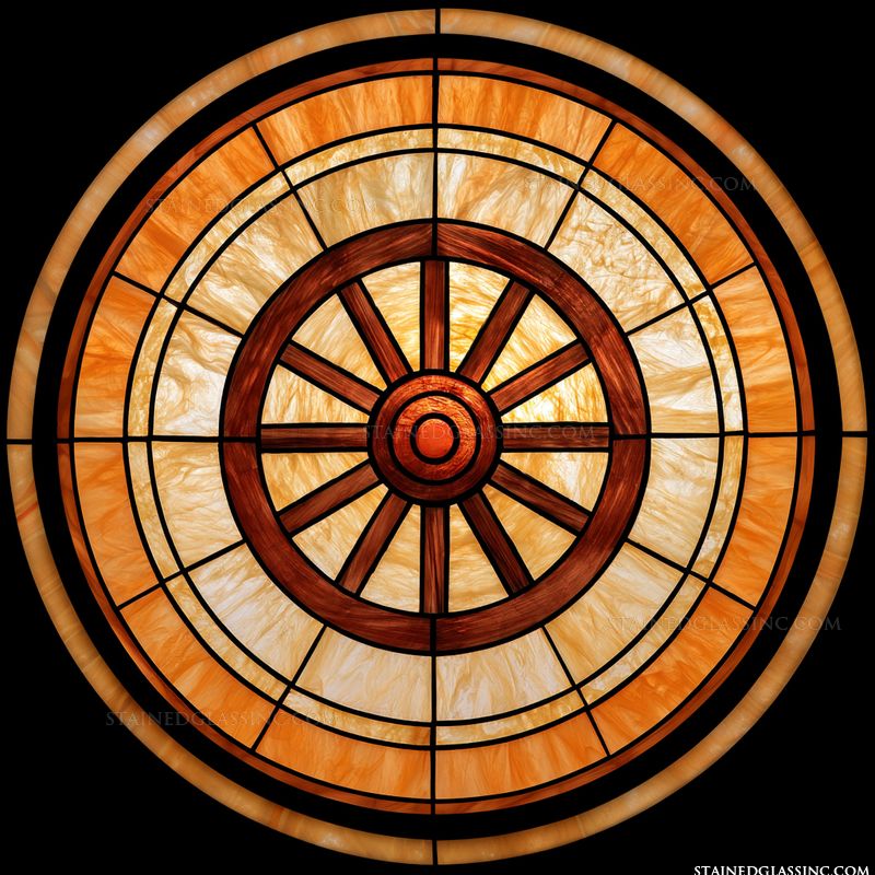 Wagon Wheel Medallion