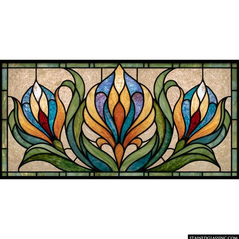 Art Nouveau Floral Bloom