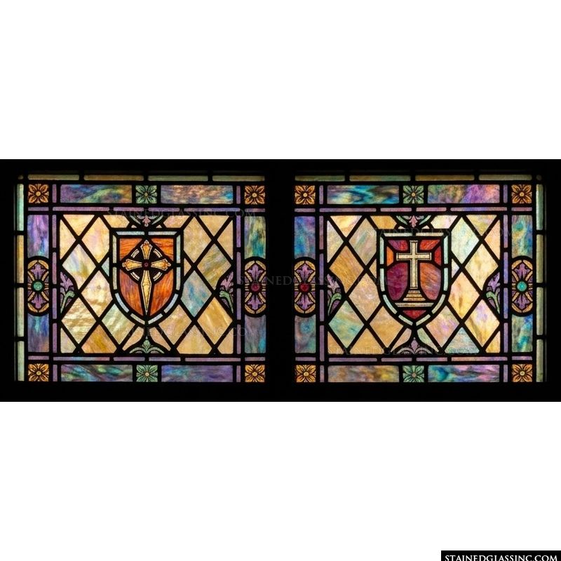 Heraldic Shields with Crosses