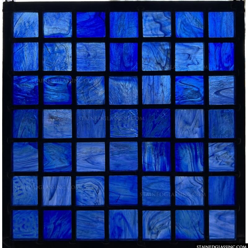 Cobalt Blue Grid