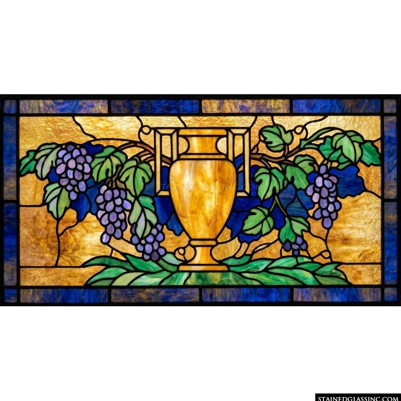 Golden Urn with Grapevine