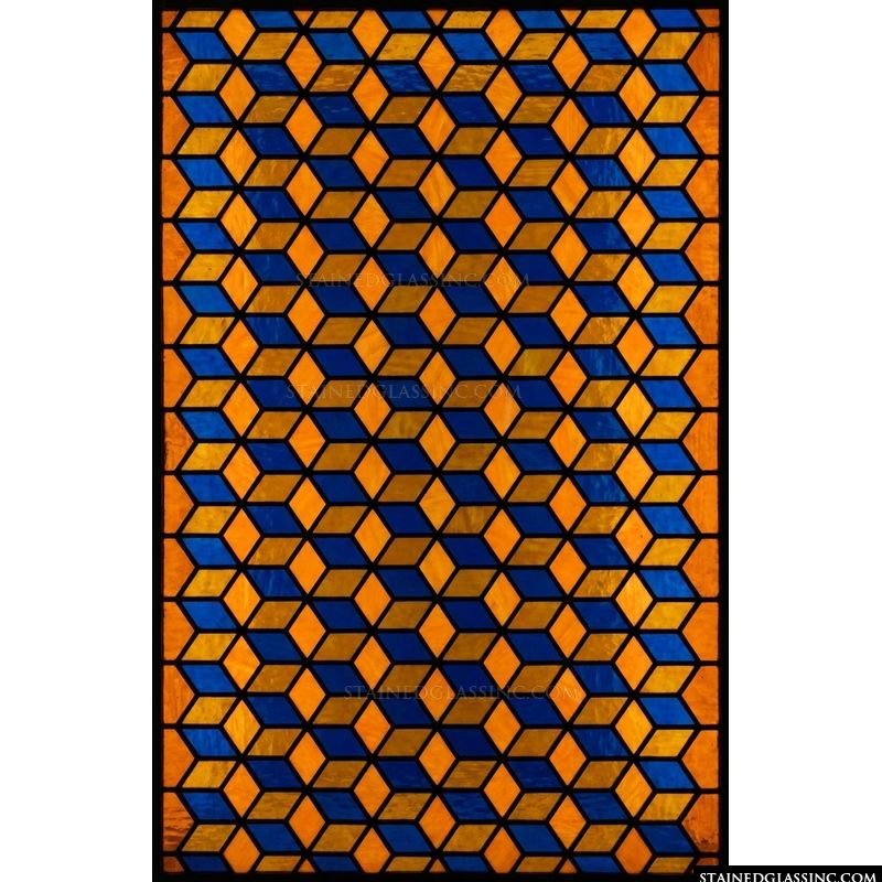 Isometric Cube Geometric Mosaic