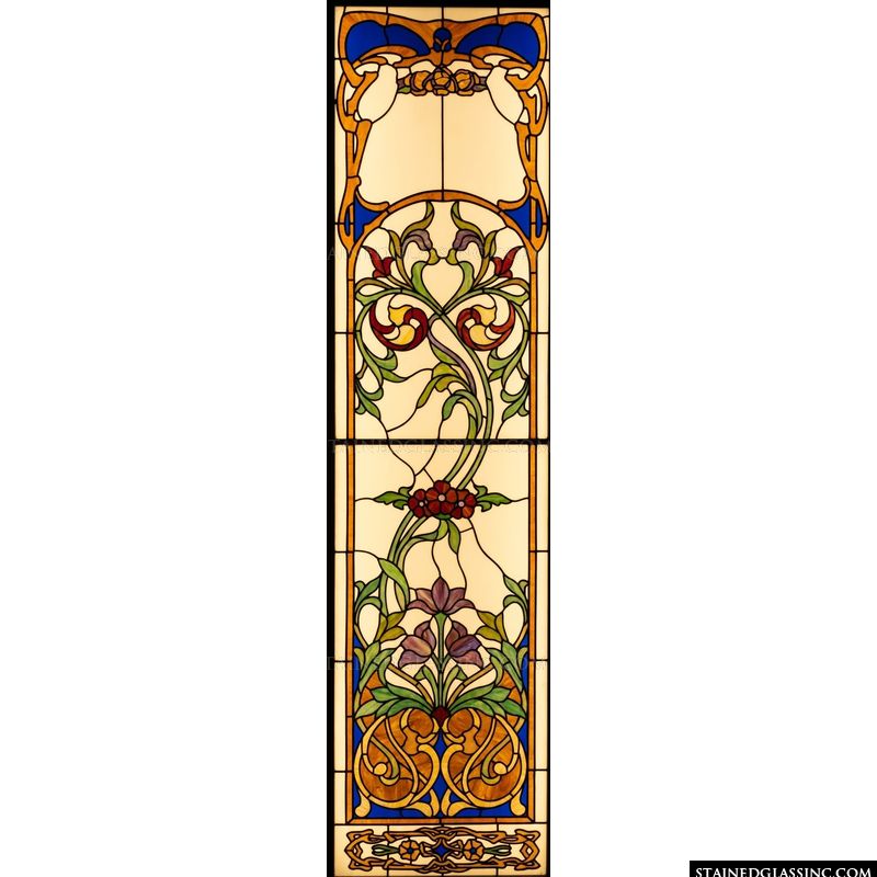Art Nouveau Floral Garland