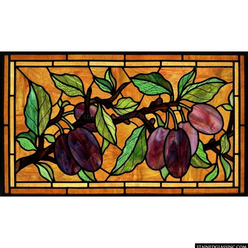 Plums on the Branch