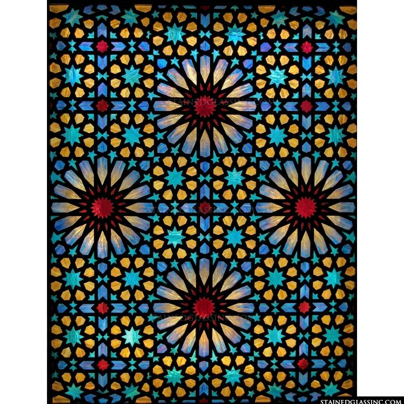 Moroccan Star Geometric Mosaic