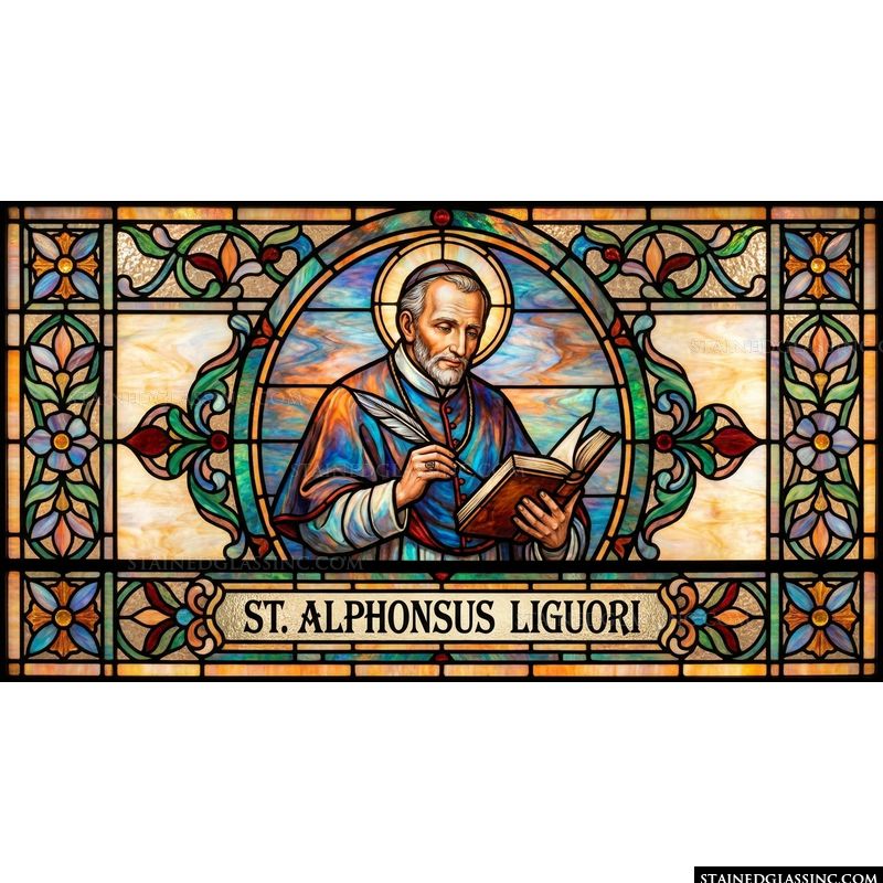 St. Alphonsus Liguori with Quill and Book