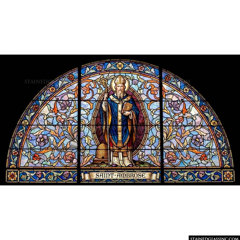 Saint Ambrose in Regalia