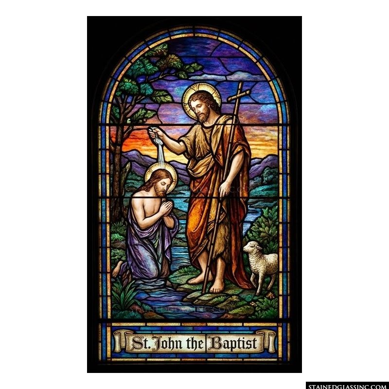 Baptism of Christ by Saint John the Baptist