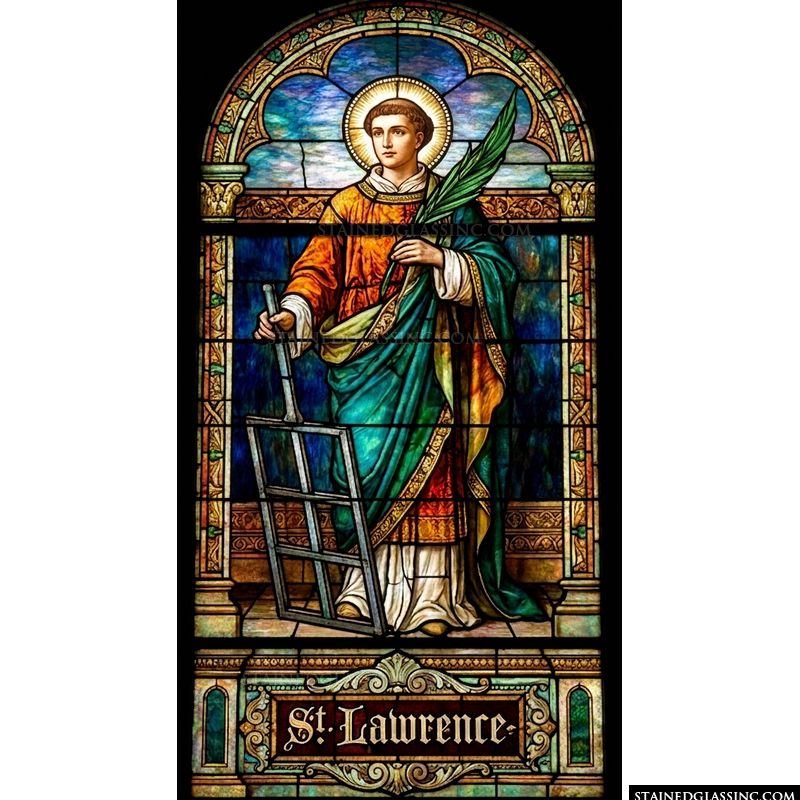 Saint Lawrence with Palm and Gridiron
