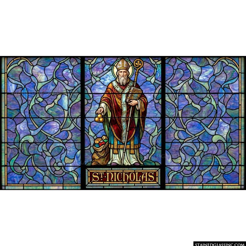 Saint Nicholas with Golden Orbs