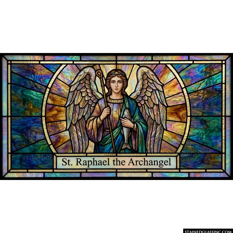 St. Raphael the Archangel with Healing Fish