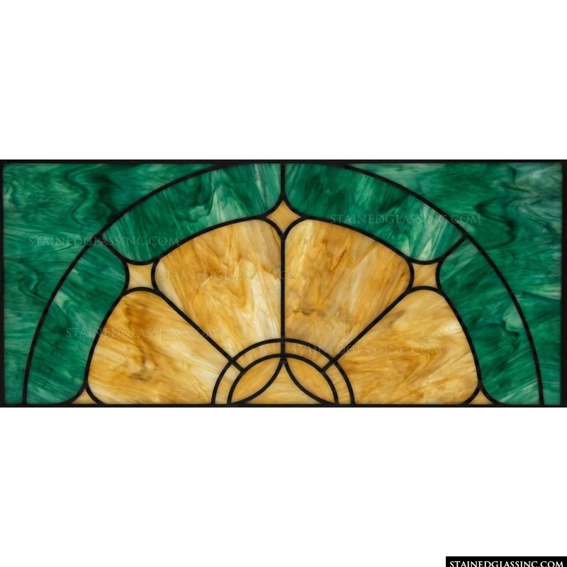 Emerald and Amber Radial Arch