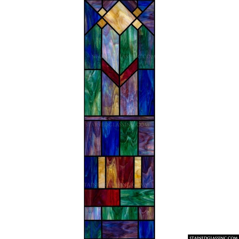 Geometric Tiles in Jewel Tones