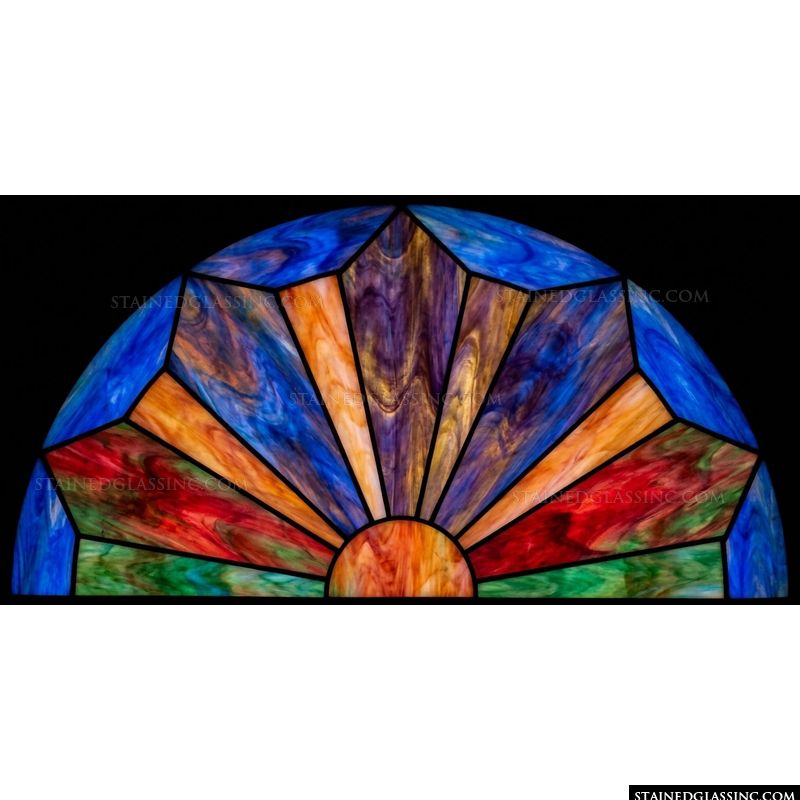 Sunburst Radiance in Jewel Tones