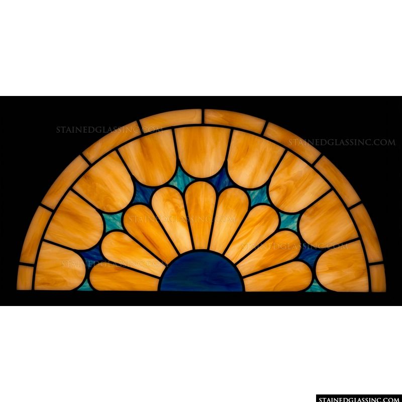 Golden Fan Medallion