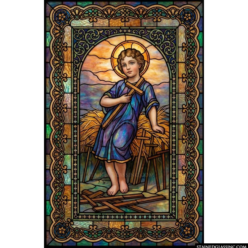 Young Jesus in the Carpenter Shop