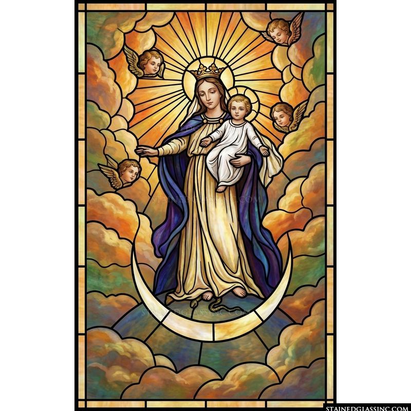 Madonna and Child on the Crescent Moon