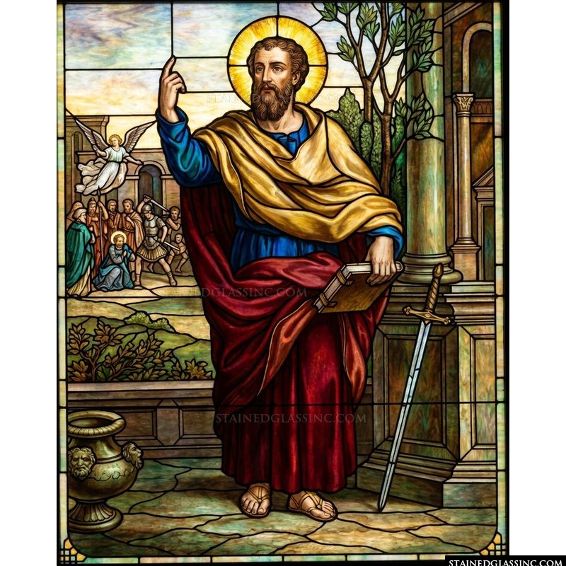 Apostle Paul with Sword and Scripture