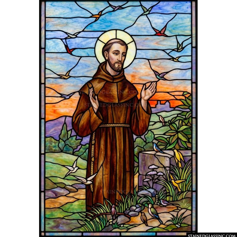 Saint Francis of Assisi with Birds