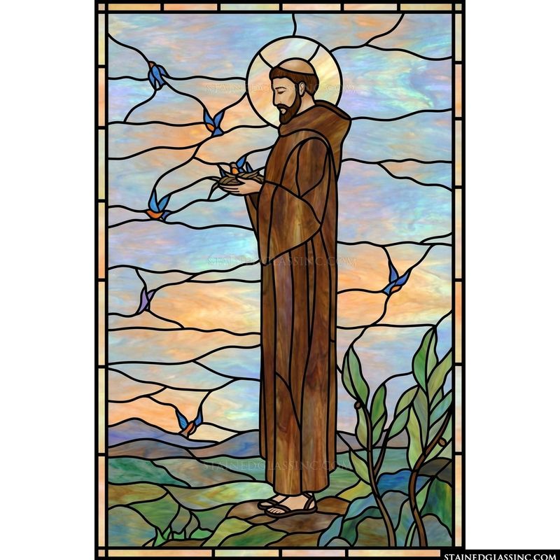 Saint Francis of Assisi with Birds
