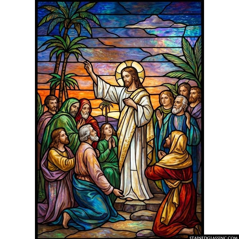 Christ Preaching to His Disciples