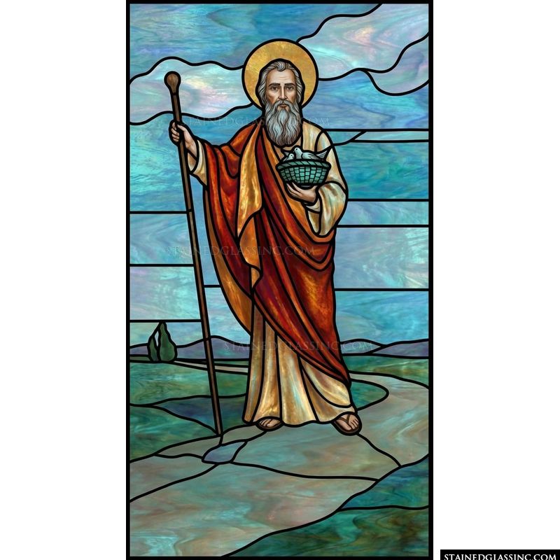 Saint Joachim with doves