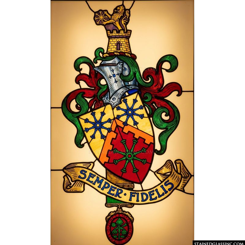 Coat of Arms with Semper Fidelis Motto