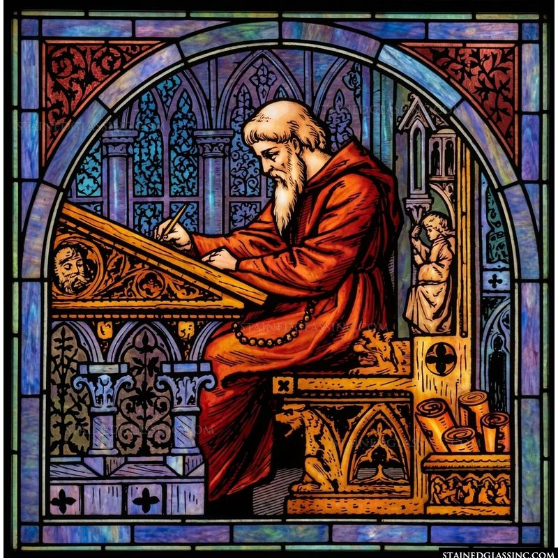 Scholar at his Desk