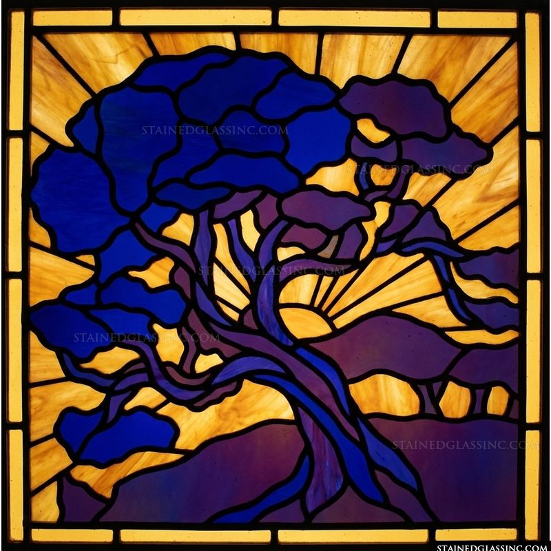 Silhouette Tree at Sunset