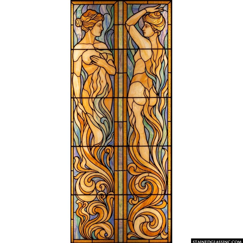 Nymphs in Amber and Azure
