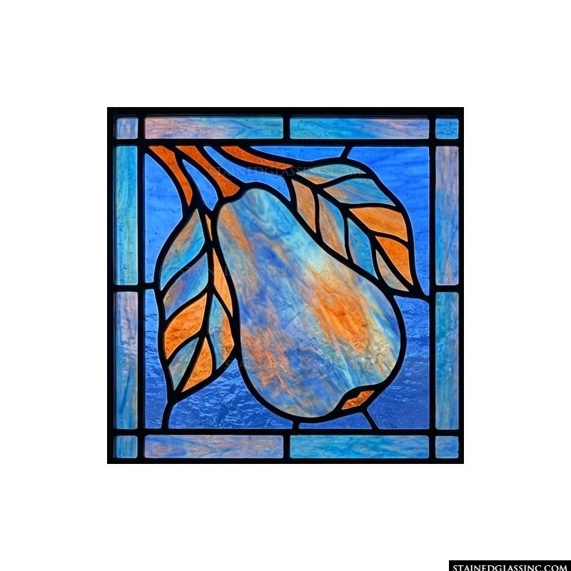 Pear with Leaves