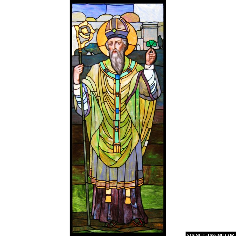 Saint Patrick with Clover