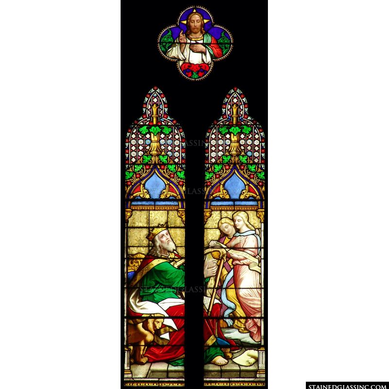 Old Testament Stained Glass Imagery