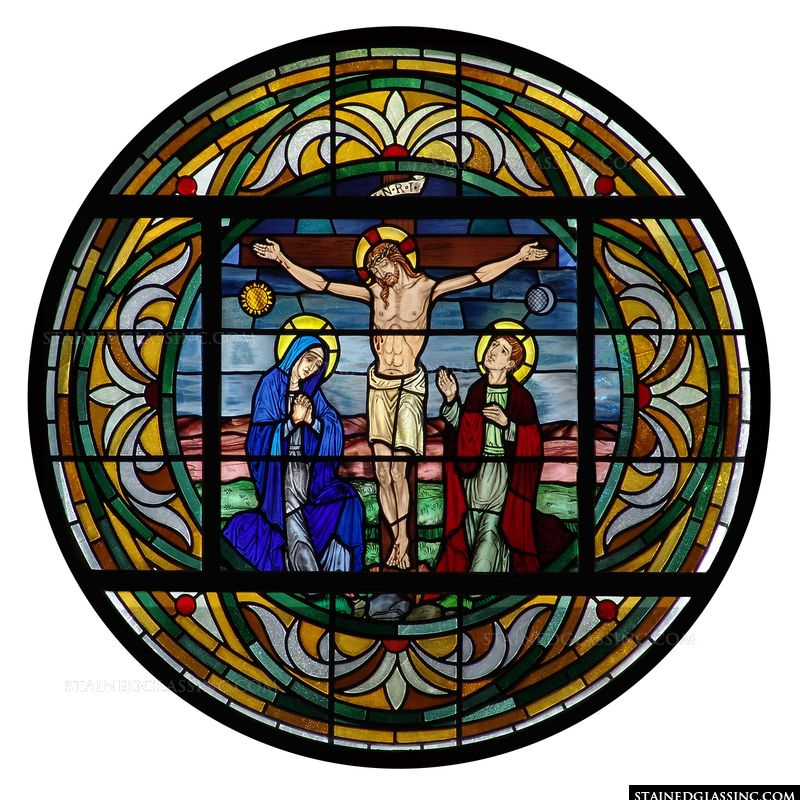 Crucifixion Rose Window