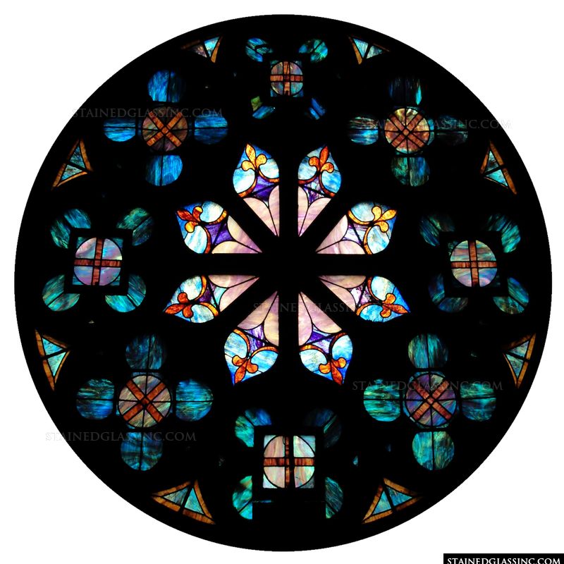 Fleur-De-Lis Rose Window