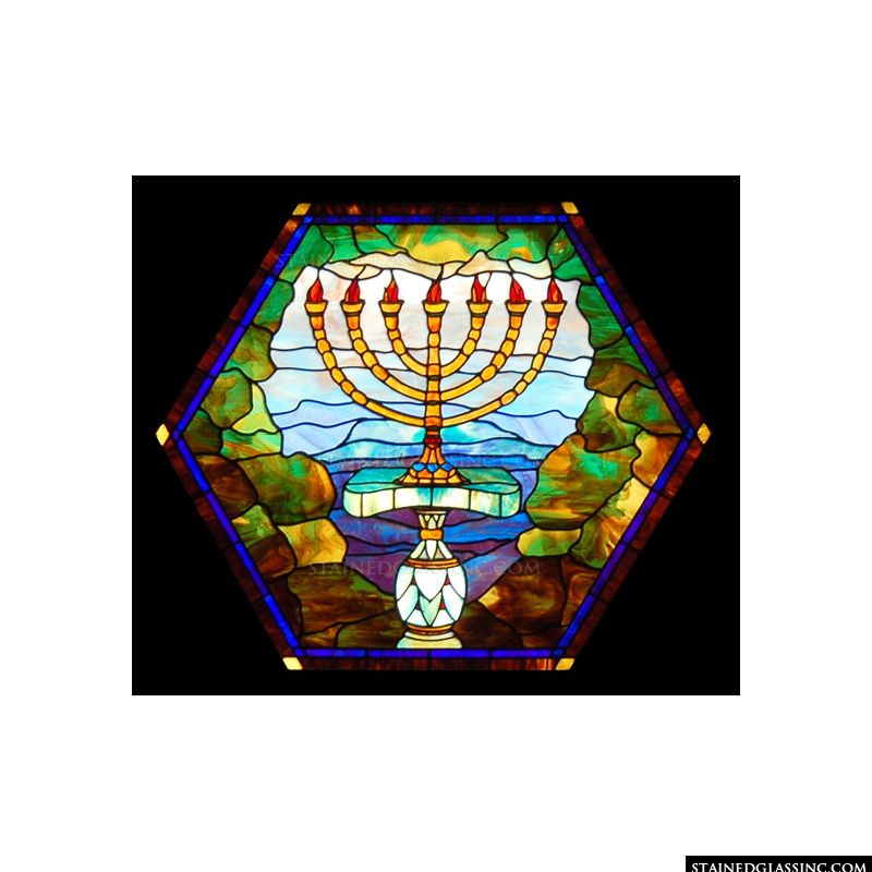 Colorful Menorah