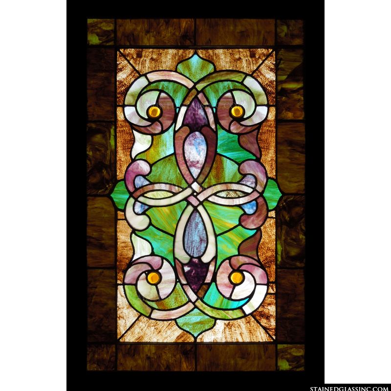 Celtic stained glass. 