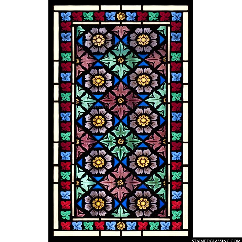 Colorful Flowers Panel