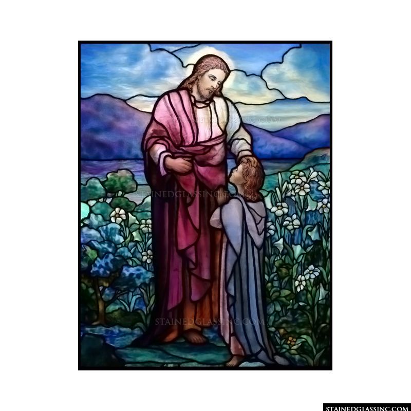 Jesus and Praying Child